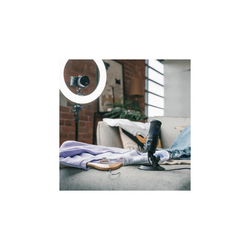 Audio-Technica AT2020USBX, Mikrofon(schwarz, USB-C, 3.5 mm Klinke, Outlet)