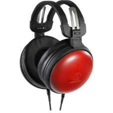 Audio-Technica ATH-AWAS/F, Kopfhörer(schwarz/rot, Klinke)