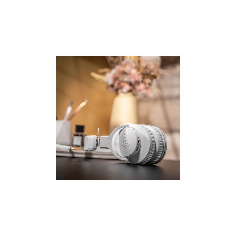 Audio-Technica ATH-M20XBTWH, Kopfhörer(weiß, USB-C, 3.5 mm Klinke)