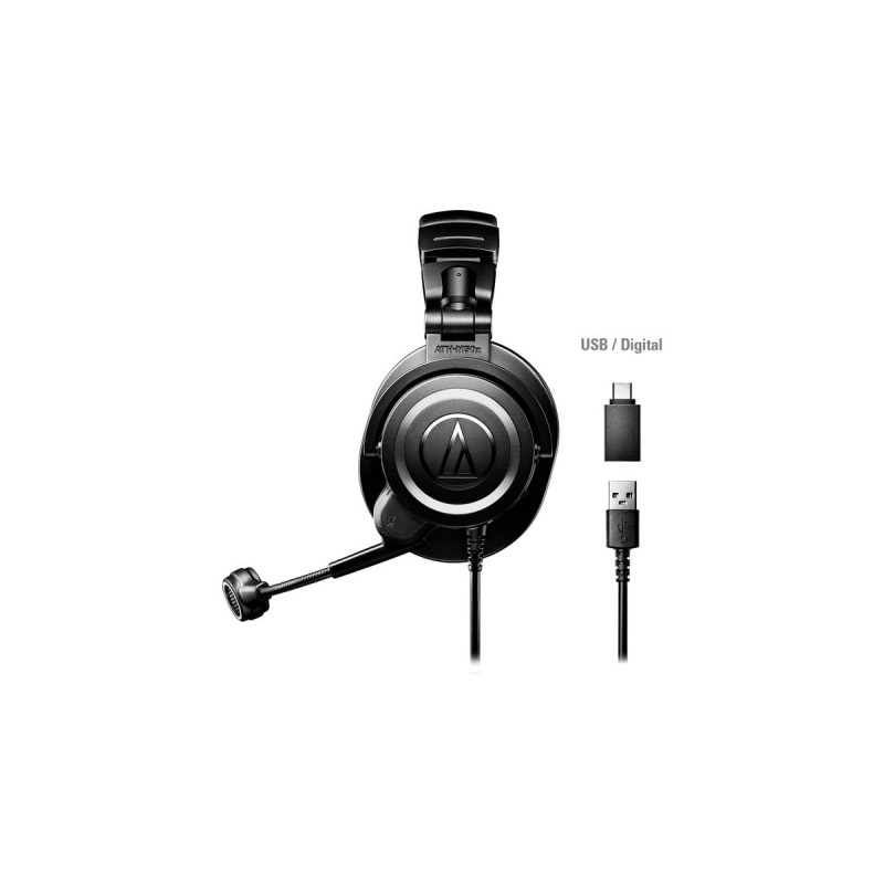 Audio-Technica ATH-M50xSTS StreamSet, Headset(schwarz, USB)