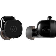 Audio-Technica ATH-SQ1TWBK, Kopfhörer(schwarz, Bluetooth, USB-C)