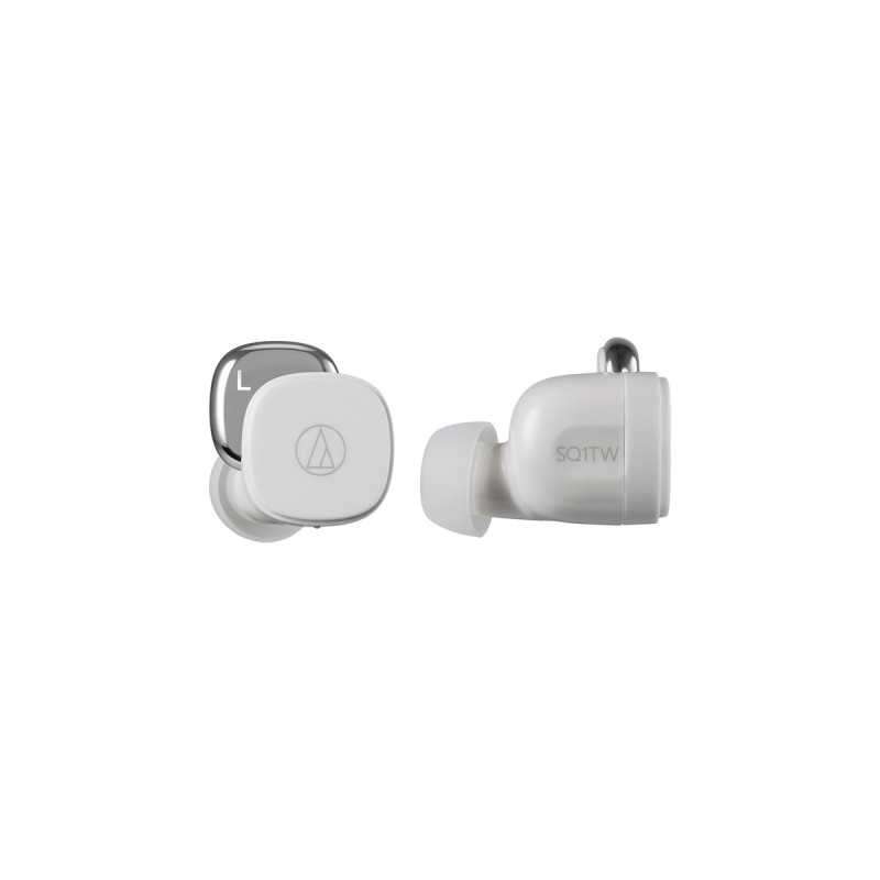 Audio-Technica ATH-SQ1TWWH, Kopfhörer(weiß, Bluetooth, USB-C)