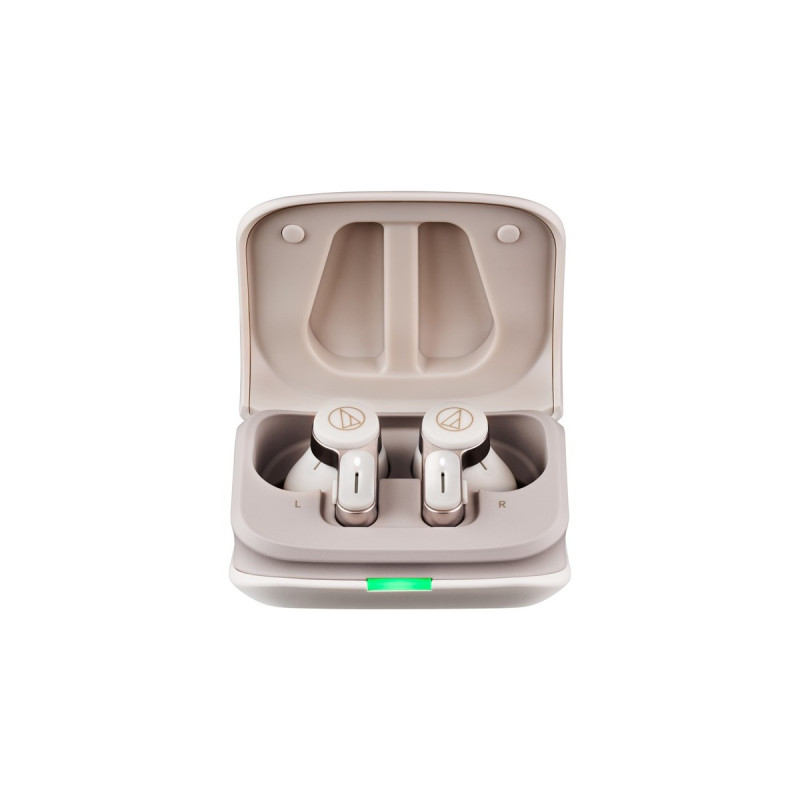 Audio-Technica ATH-TWX7, Kopfhörer(weiß, Bluetooth, USB-C)