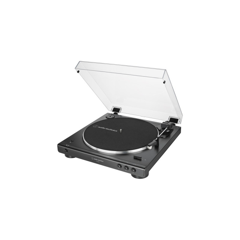 Audio-Technica AT-LP60XBTBK, Plattenspieler(schwarz, Bluetooth, Integrierter Phono-Vorverstärker)