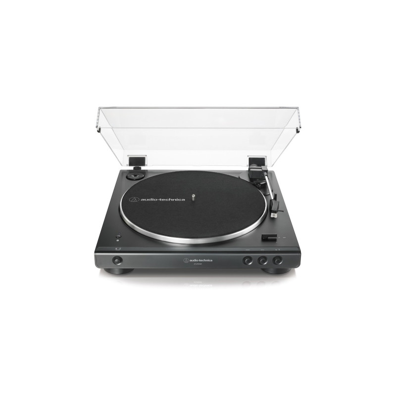 Audio-Technica AT-LP60XBTBK, Plattenspieler(schwarz, Bluetooth, Integrierter Phono-Vorverstärker)