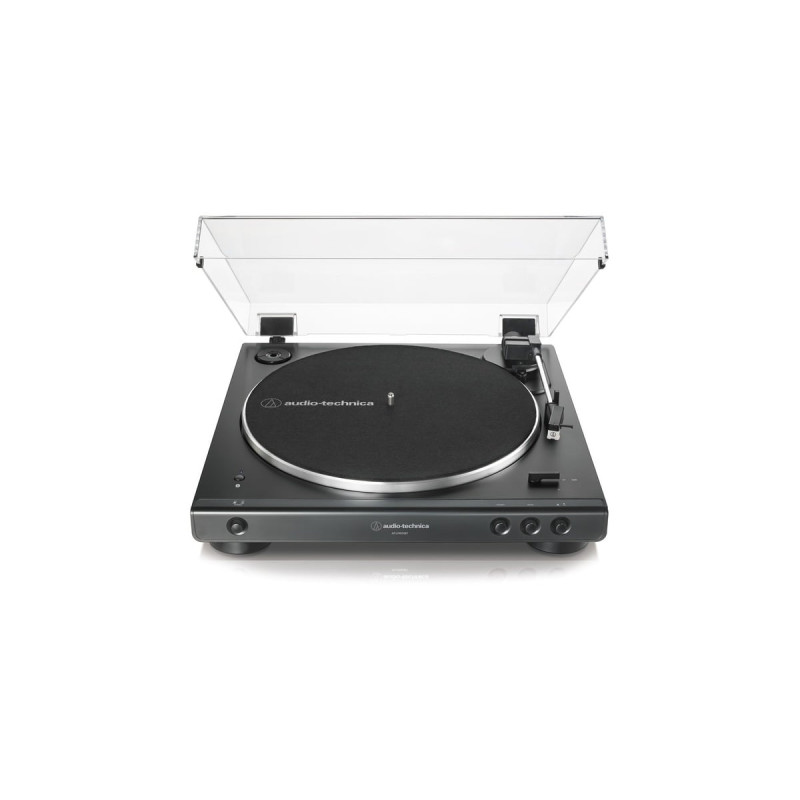 Audio-Technica AT-LP60XBTBK, Plattenspieler(schwarz, Bluetooth, Integrierter Phono-Vorverstärker, Outlet)