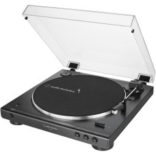Audio-Technica AT-LP60XBTBK, Plattenspieler(schwarz, Bluetooth, Integrierter Phono-Vorverstärker, Outlet)