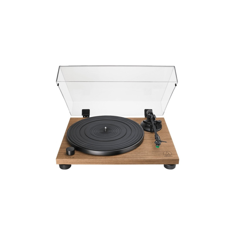 Audio-Technica AT-LPW40WN, Plattenspieler(schwarz/holz, Integrierter Phono-Vorverstärker, Manuelle Bedienung)