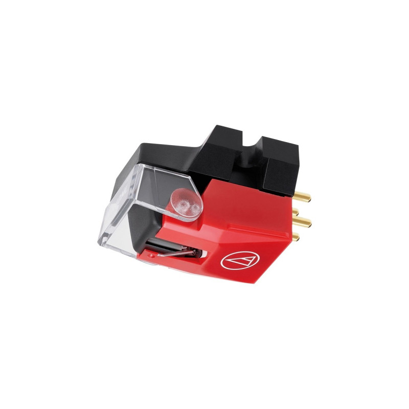 Audio-Technica VM540ML, Tonabnehmer(schwarz/rot, MM-Tonabnehmer, 1/2 Zoll Befestigung)
