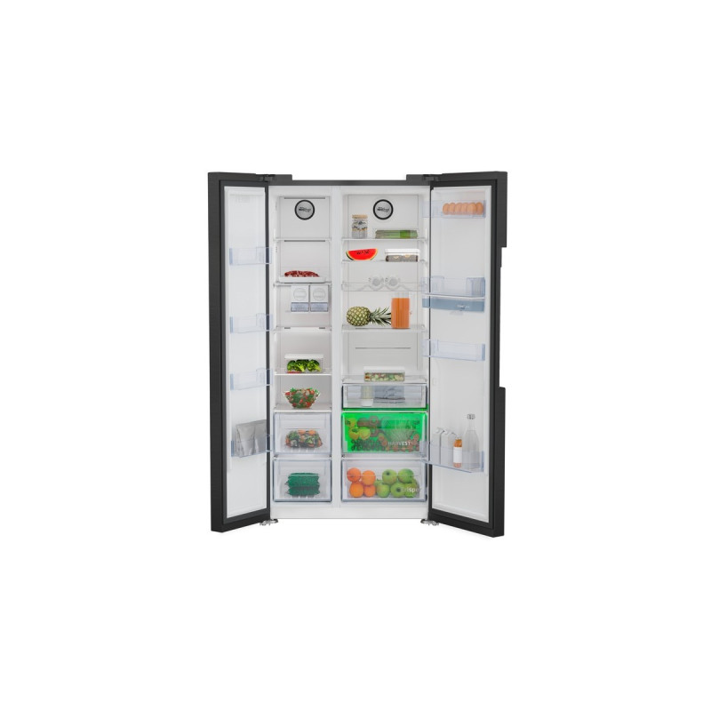 BEKO GN163241XBRN, Side-by-Side(edelstahl (dunkel))