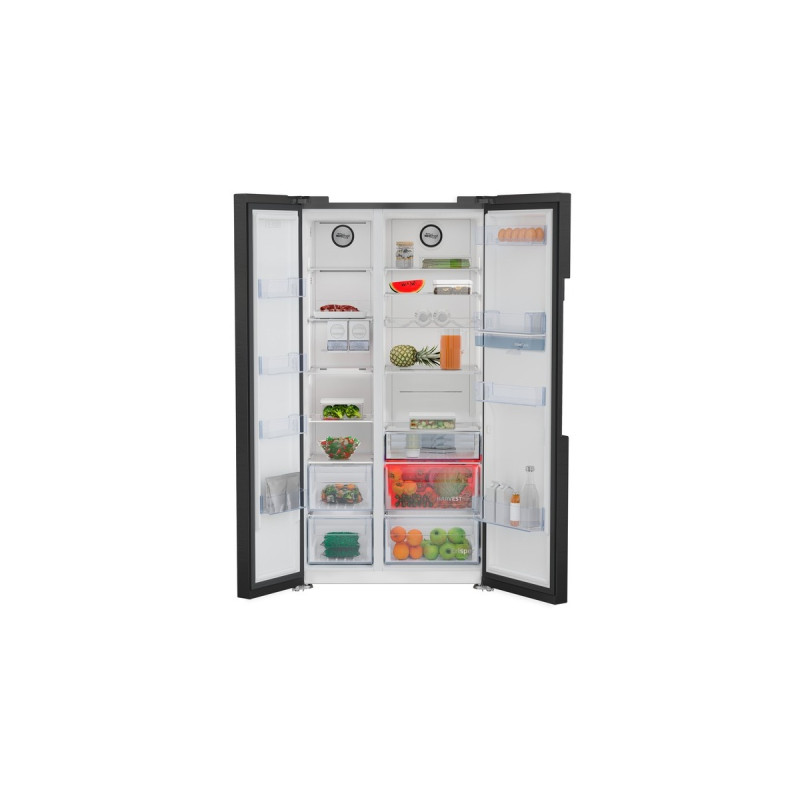 BEKO GN163241XBRN, Side-by-Side(edelstahl (dunkel))