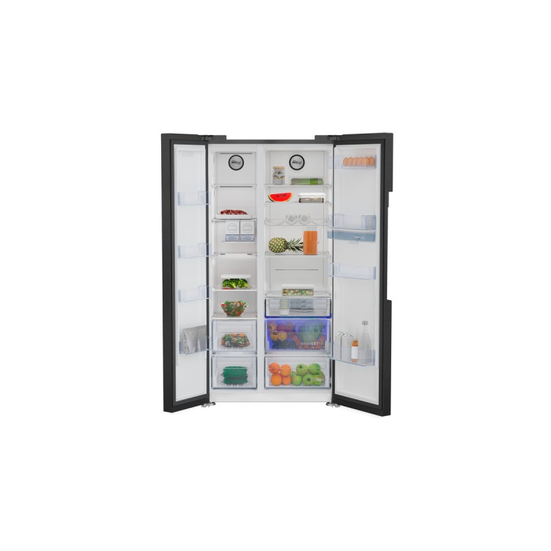 BEKO GN163241XBRN, Side-by-Side(edelstahl (dunkel))