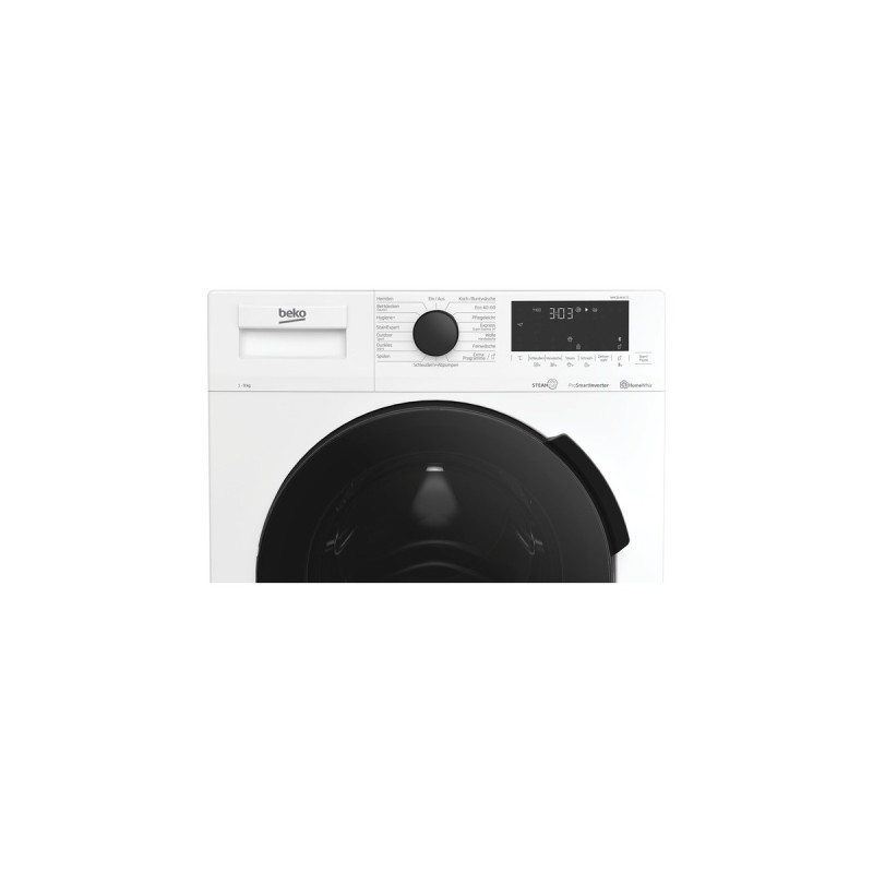 BEKO WMC91464ST1, Waschmaschine(weiß/schwarz)