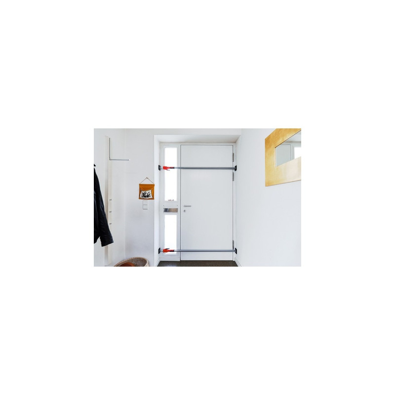 BESSEY Decken-und Montagestütze STE250(silber/rot, 1.450mm - 2.500mm, mit Pumpgriff)