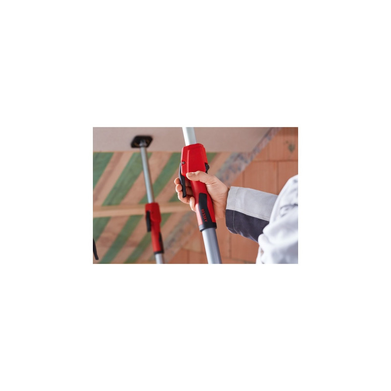 BESSEY Decken-und Montagestütze STE370(silber/rot, 2.070mm - 3.700mm, mit Pumpgriff)