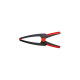 BESSEY Federzwinge Clippix XCL5(schwarz/rot, 70 / 110, lange, spitze Spannarme)