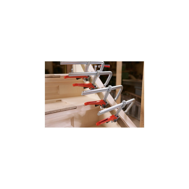 BESSEY Hebelzwinge classiX GSH16(silber/rot, 160 / 80)