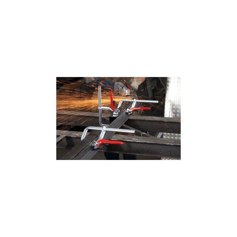 BESSEY Hebelzwinge classiX GSH20(silber/rot, 200 / 100)