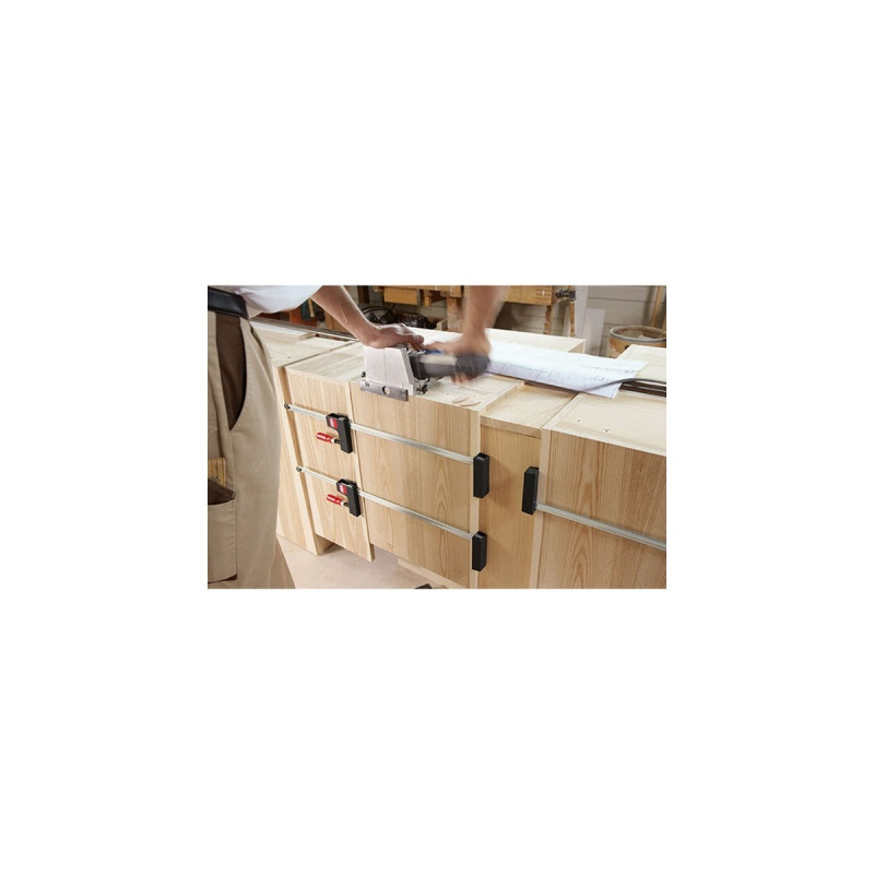 BESSEY Leichte Korpuszwinge UniKlamp UK100(schwarz/rot, 1.000 / 80)