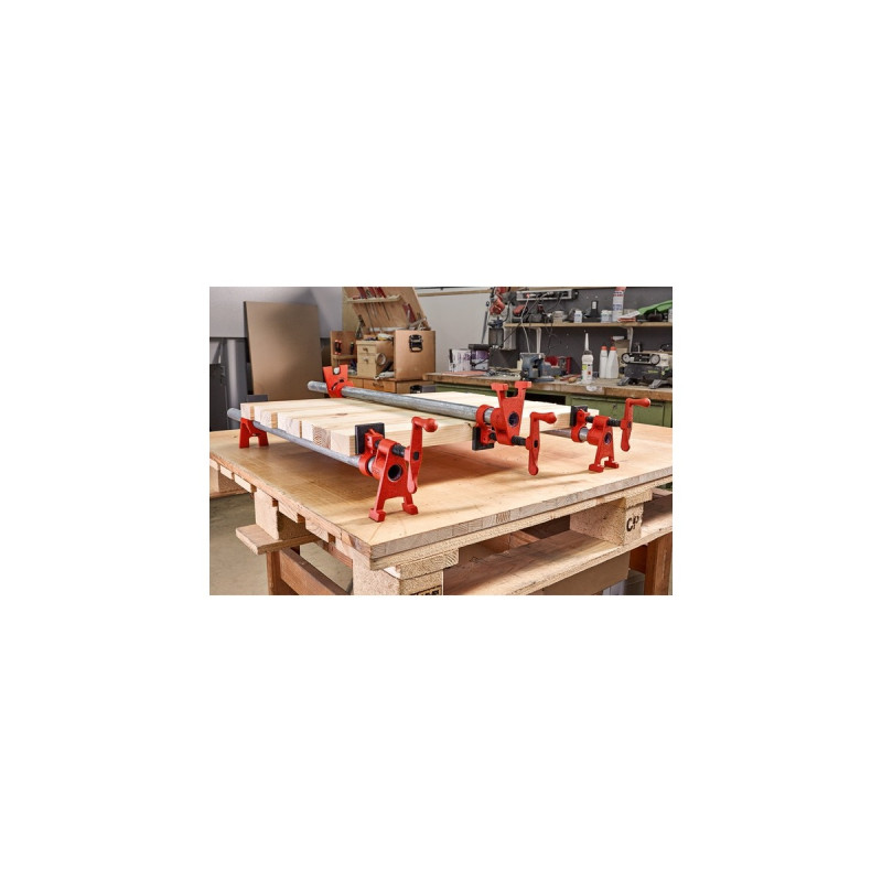 BESSEY Rohr-Schraubzwinge BPC-H12(rot/schwarz, für 1/2