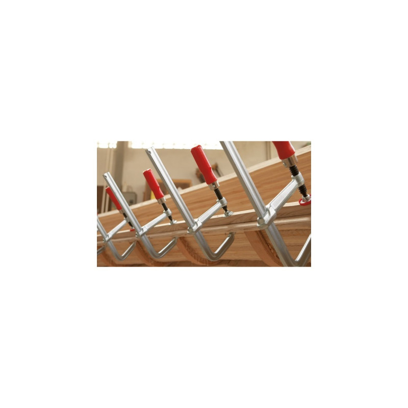 BESSEY Schraubzwinge classiX GS50(silber/rot, 500 / 120)