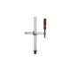 BESSEY Spannelement TWV28-30-17-2K, Zwinge(silber/rot, stufenlos verstellbare Ausladung)