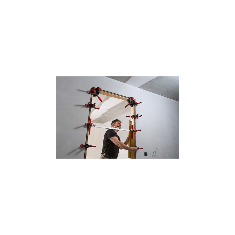 BESSEY Türfutter-Richtzwinge TFM-2K(schwarz/rot, 35 / 70)