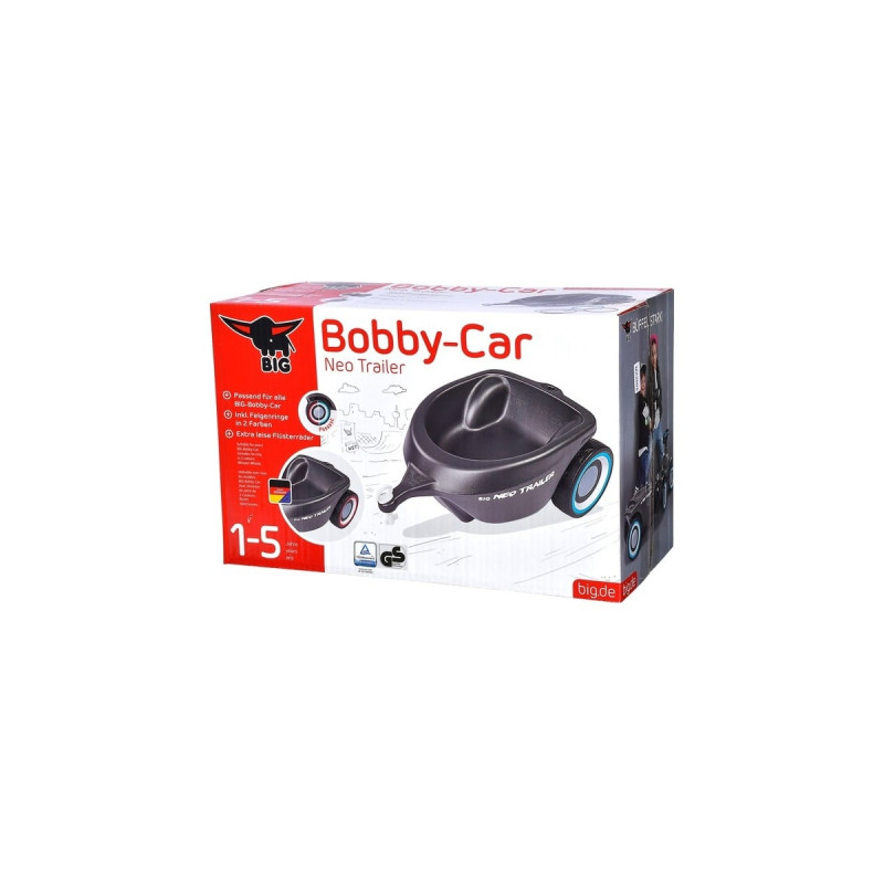 BIG Bobby-Car-Neo Trailer Anthrazit, Kinderfahrzeug(anthrazit)