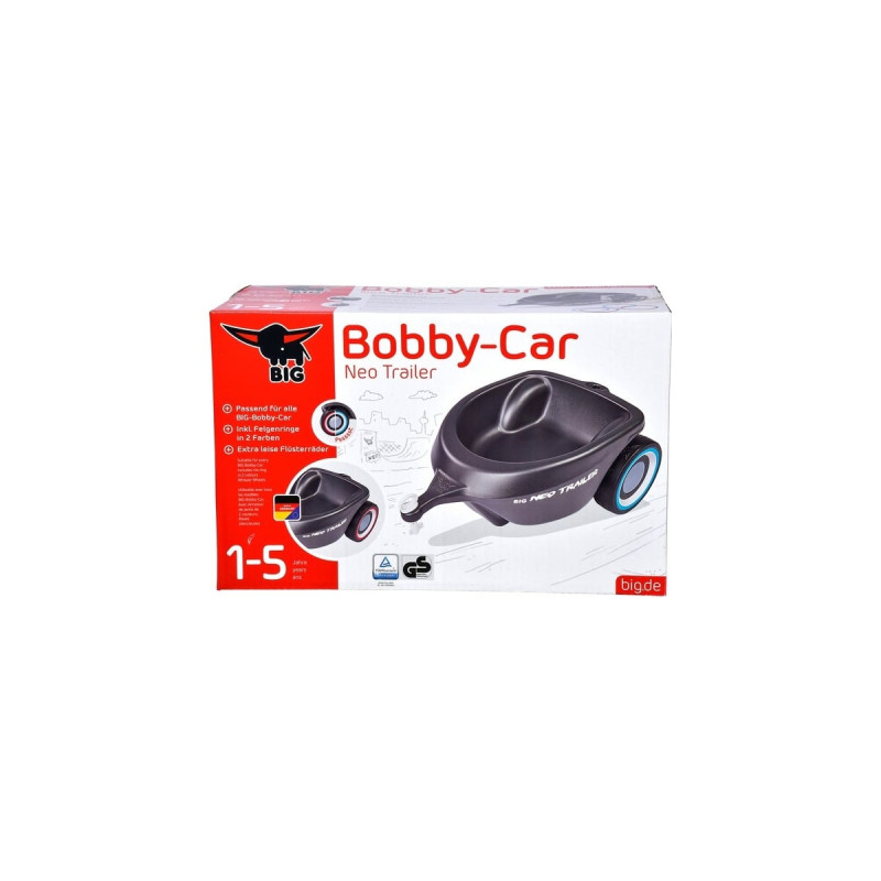 BIG Bobby-Car-Neo Trailer Anthrazit, Kinderfahrzeug(anthrazit)