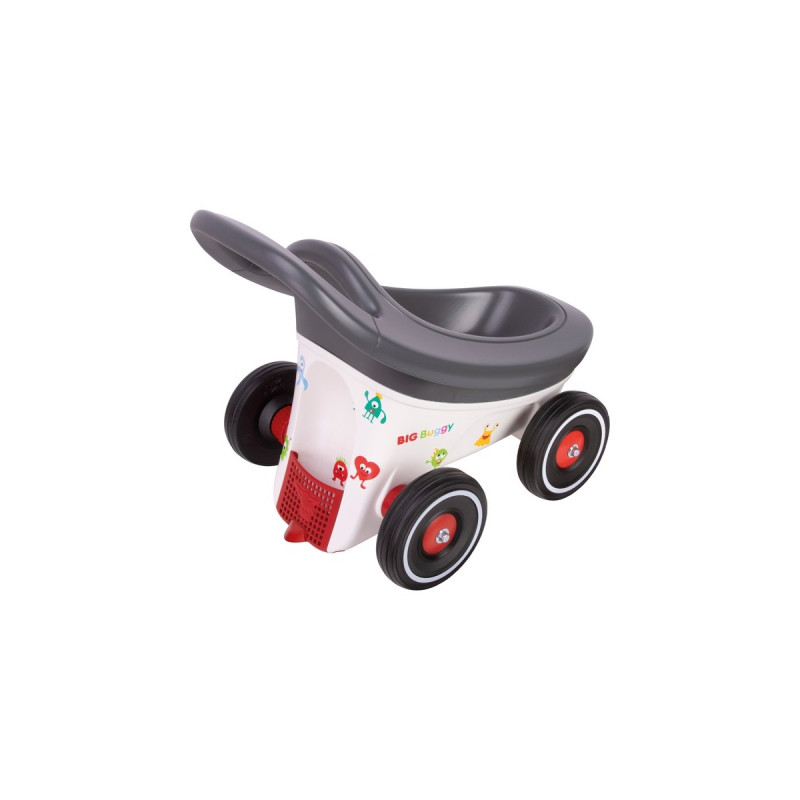 BIG Buggy 3-in-1, Kinderfahrzeug(weiß/grau)