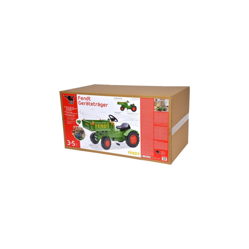 BIG Fendt Geräteträger, Kinderfahrzeug(grün)