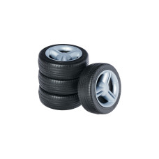 BIG Fulda Whisper-Wheels, Räder-Set(schwarz)