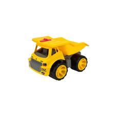 BIG Maxi-Truck, Spielfahrzeug(gelb/grau)