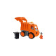 BIG Power-Worker Müllwagen + Figur, Spielfahrzeug(orange/grau)