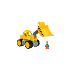 BIG Power-Worker Radlader + Figur, Spielfahrzeug(gelb/grau)