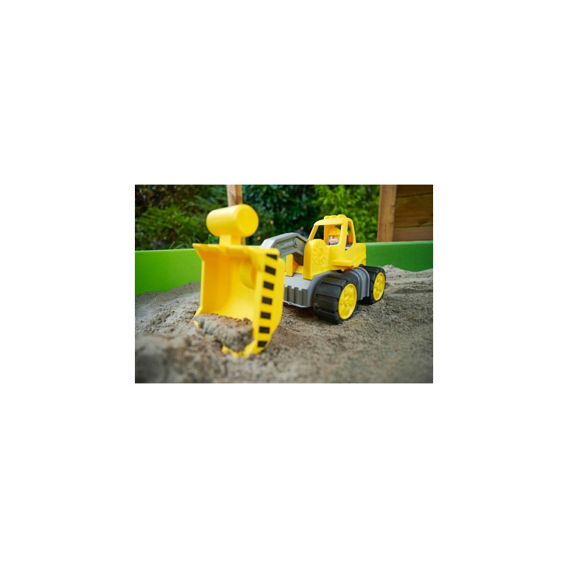 BIG Power-Worker Radlader + Figur, Spielfahrzeug(gelb/grau)