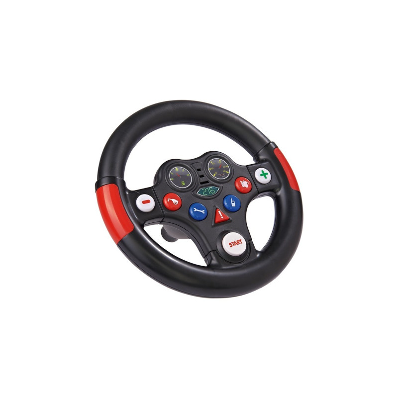 BIG Racing Sound Wheel, Austausch-Lenkrad(schwarz/rot)