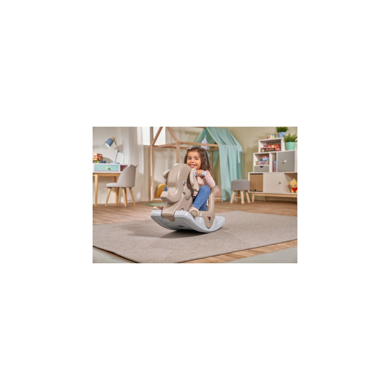 BIG Rocking-Elephant, Schaukelpferd(hellgrau/hellblau)