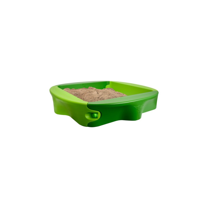 BIG Sandy + Hard-Cover, Sandkasten(dunkelgrün/hellgrün)