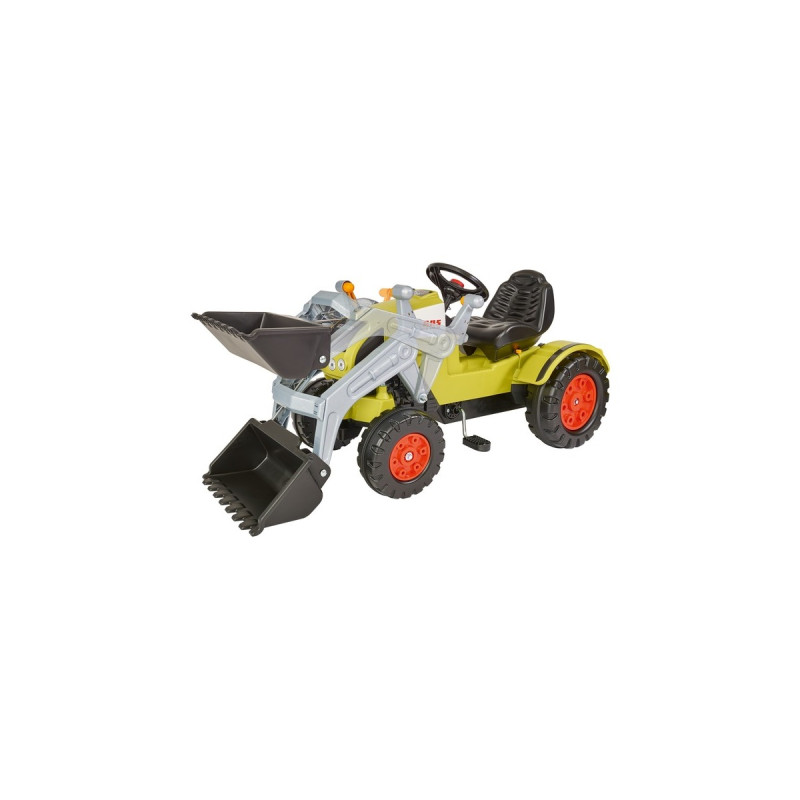 BIG Traktor CLAAS Celtis mit Anhänger , Kinderfahrzeug(hellgrün)