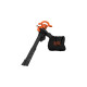 BLACK+DECKER 3-in-1 Elektro-Laubsauger BEBLV260-QS, Laubsauger/Laubbläser(schwarz/orange, 2.600 Watt)