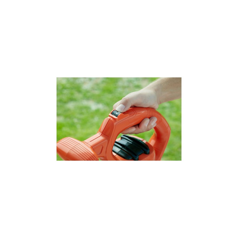 BLACK+DECKER 3-in-1 Elektro-Laubsauger BEBLV290-QS, Laubsauger/Laubbläser(schwarz/orange, 2.900 Watt)