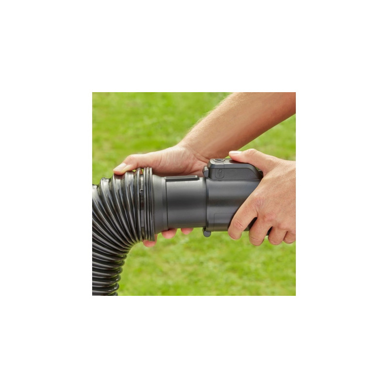 BLACK+DECKER 3-in-1 Elektro-Laubsauger BEBLV301-QS, Laubsauger/Laubbläser(schwarz/orange, 3.000 Watt)