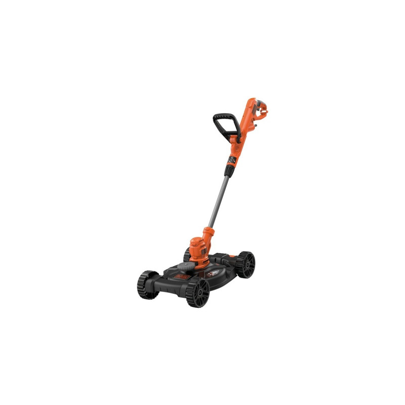 BLACK+DECKER 3-in-1 Multi-Trimmer Set BESTA530CM-QS, Rasentrimmer(orange/schwarz, 550 Watt, inkl. Mäher-Chassis)