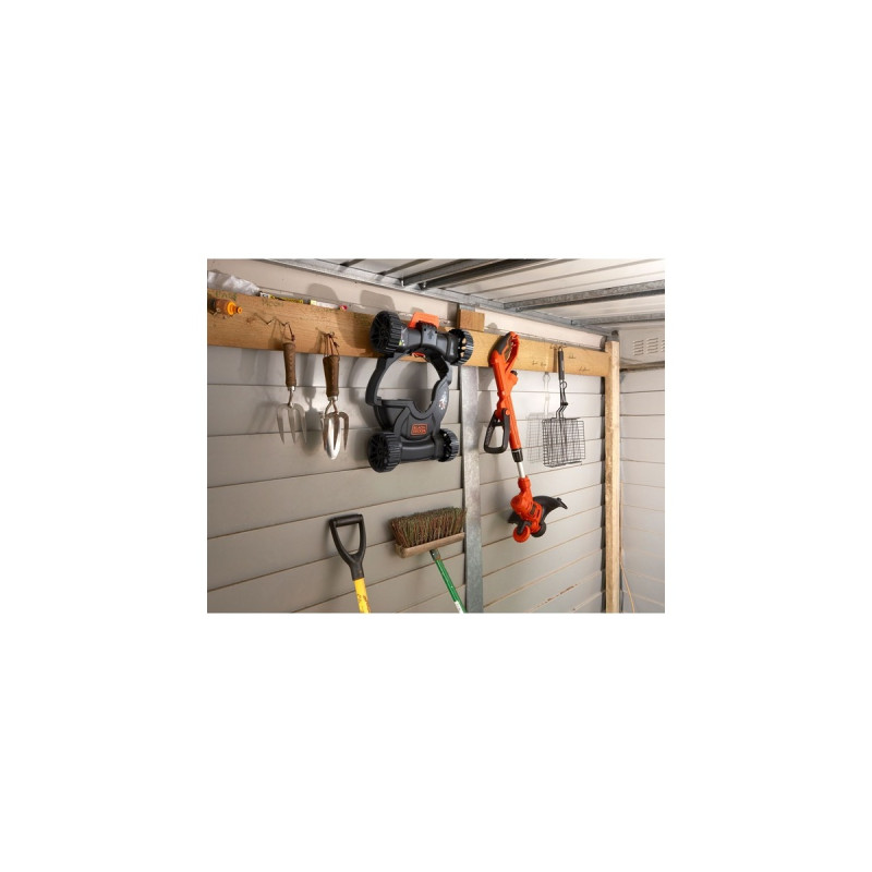 BLACK+DECKER 3-in-1 Multi-Trimmer Set BESTA530CM-QS, Rasentrimmer(orange/schwarz, 550 Watt, inkl. Mäher-Chassis)