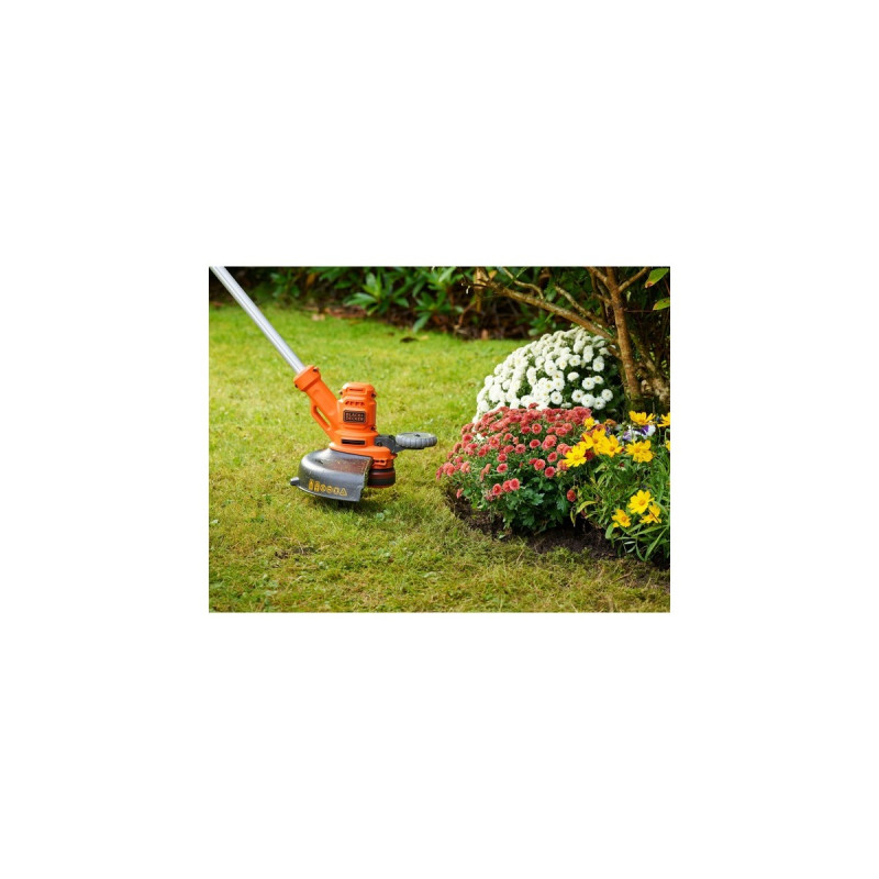 BLACK+DECKER 3-in-1 Multi-Trimmer Set BESTA530CM-QS, Rasentrimmer(orange/schwarz, 550 Watt, inkl. Mäher-Chassis)