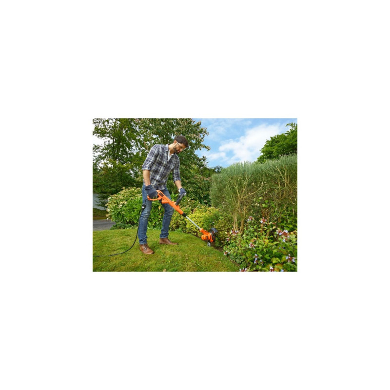 BLACK+DECKER 3-in-1 Multi-Trimmer Set BESTA530CM-QS, Rasentrimmer(orange/schwarz, 550 Watt, inkl. Mäher-Chassis)