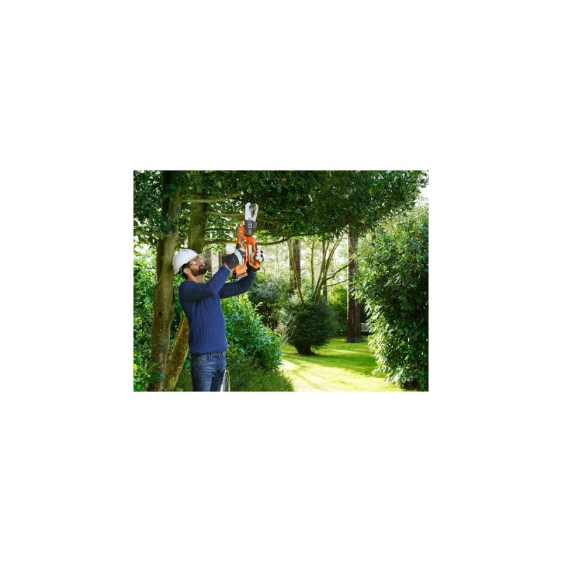 BLACK+DECKER Akku-Astschere GKC1000LB, 18Volt, Astsäge(orange/schwarz, ohne Akku und Ladegerät)