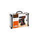 BLACK+DECKER Akku-Bohrschrauber BDCDC18BAFC, 18Volt(schwarz/orange, 2x Li-Ionen Akku (1,5Ah), 80-tlg. Zubehör-Set)