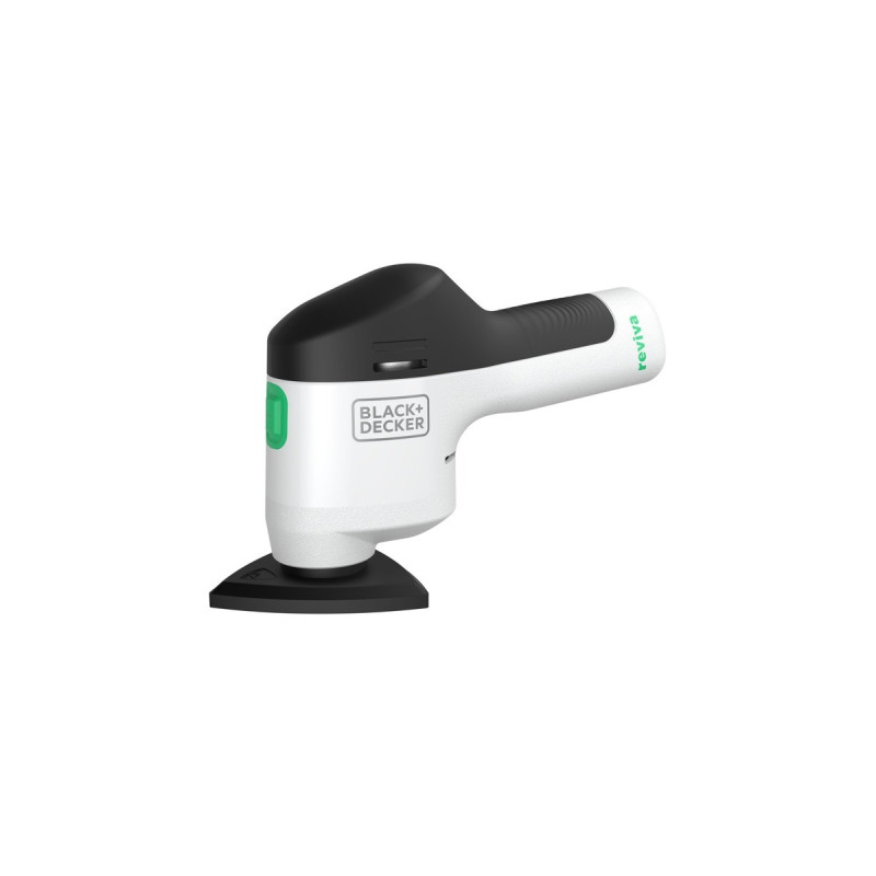 BLACK+DECKER Akku-Deltaschleifer reviva, 12Volt(weiß/schwarz, integrierter Li-Ion-Akku 1,5Ah)